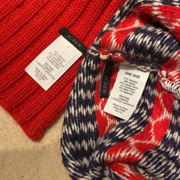 J. Crew knit Tuque & Scarf Set -Unisex - Picture 11 of 13